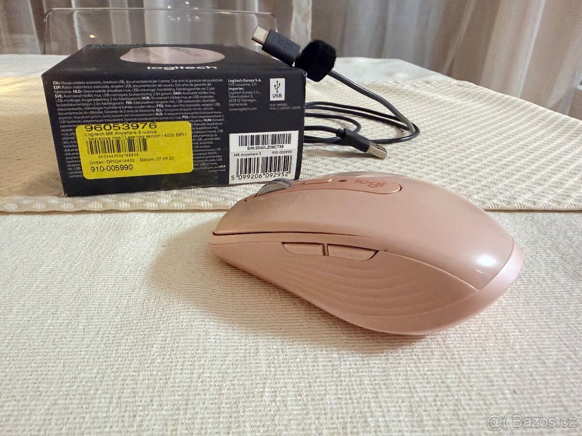 Logitech MX Anywhere3 ROSE - Pink - 4