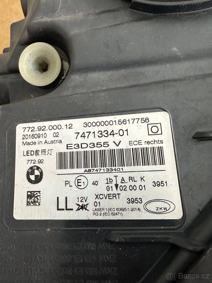 Laser světlomet BMW 7 série G11/G12 - 4