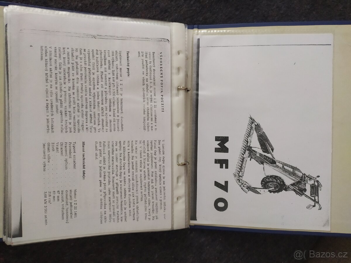 Instrukční knížky strojů - 4