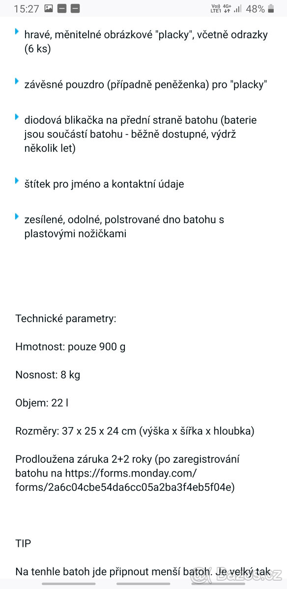 ŠKOLNÍ BATOH BECKMANN -AKTOVKA OD 1.třídy - 4