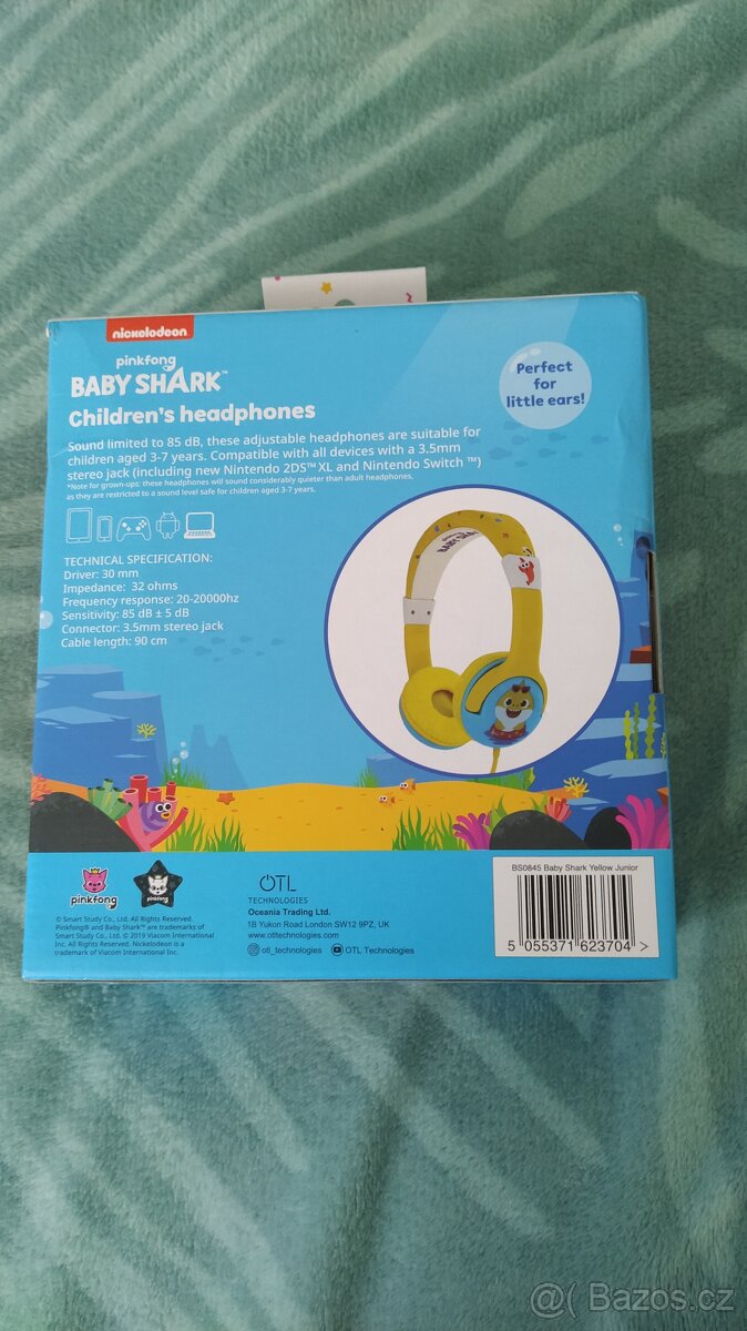 Sluchátka dětská Baby shark - 4