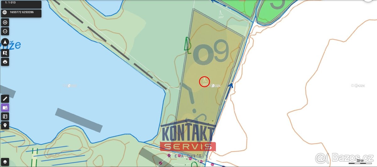 Jedinečná investiční příležitost - lesní pozemek u rybníků, - 4