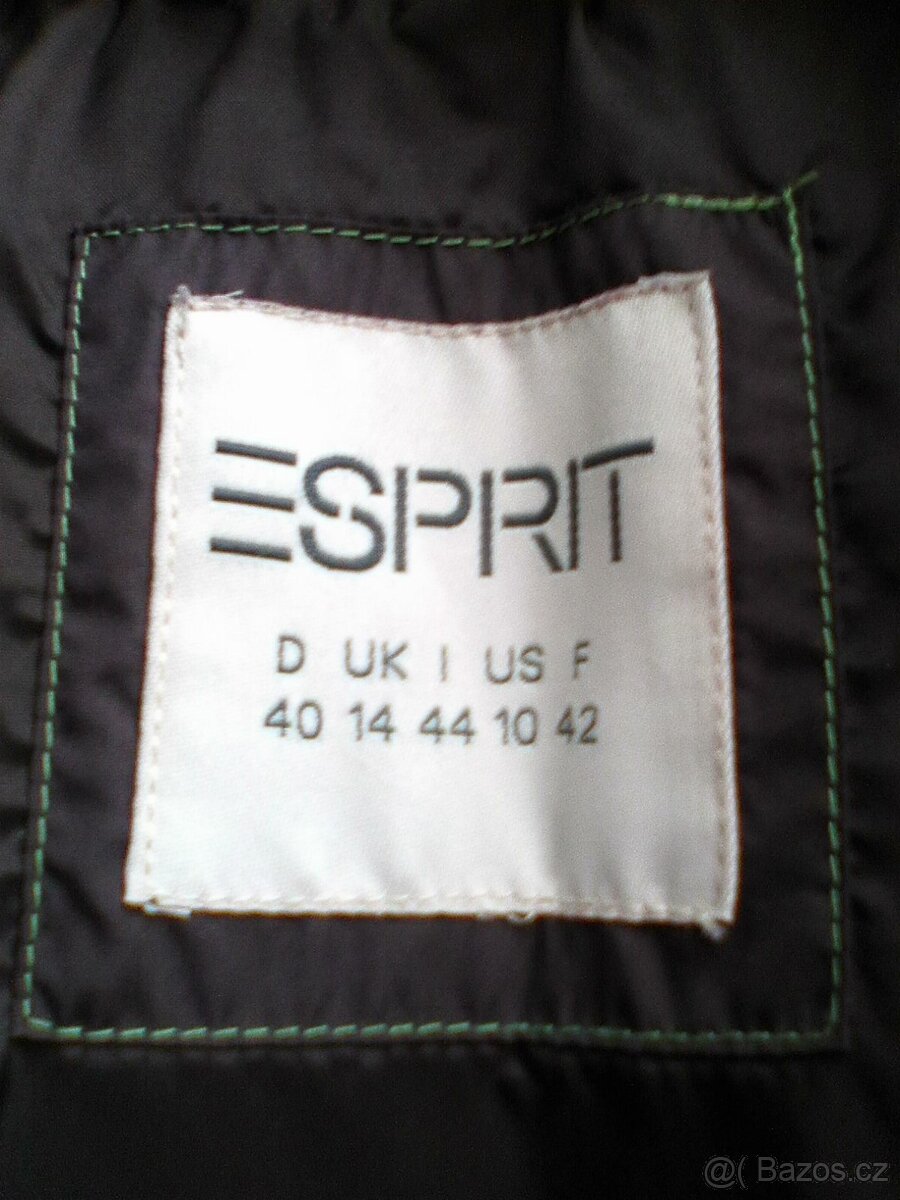 Dámská prošívaná péřová bunda zn. Esprit, vel. 40 - 4