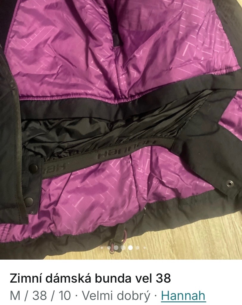 Zimní dámská bunda vel 38 - 4
