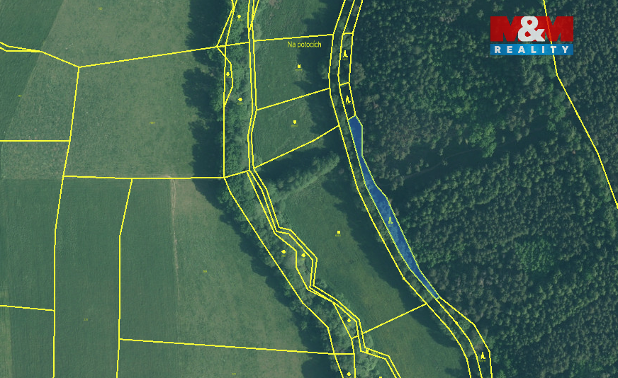 Prodej lesa, 33931 m², Chmelná u Sušice - 4