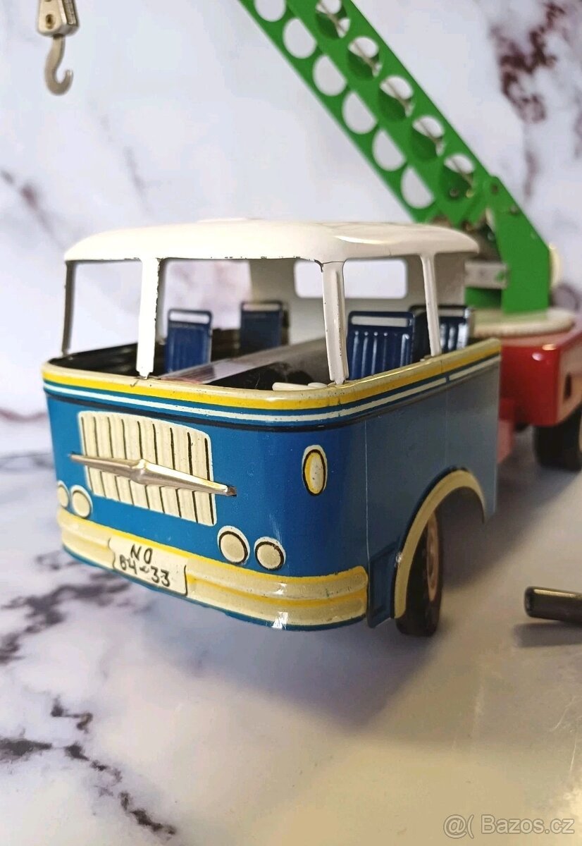 ITES Model auta Škoda 706 RT Jeřábový vůz na klíček TOP - 4