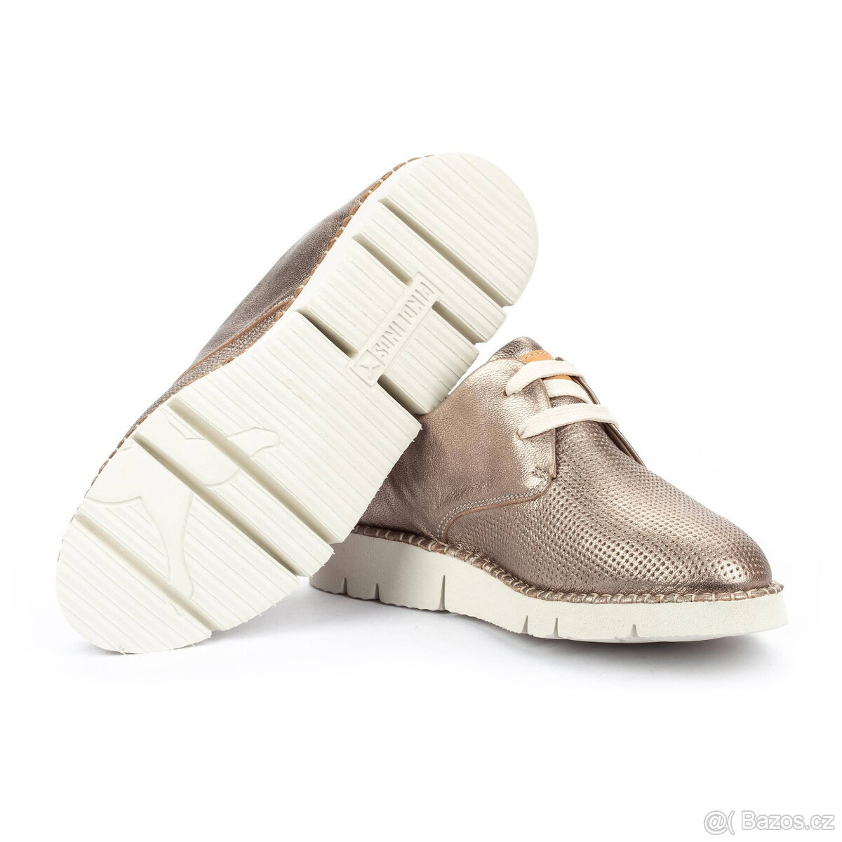 Stříbrné kožené boty PIKOLINOS vel. 40 - 4