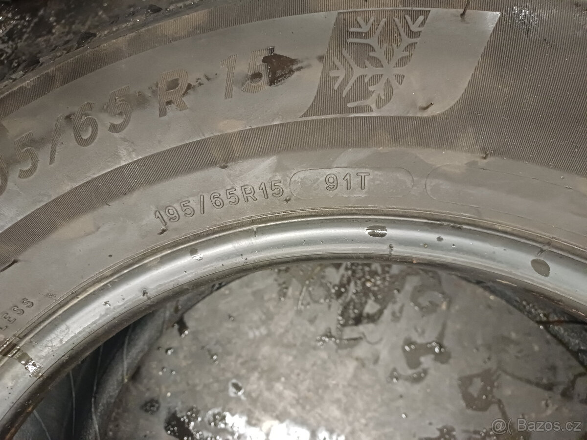 Zimní pneu Michelin 195/65/15 91T - 4