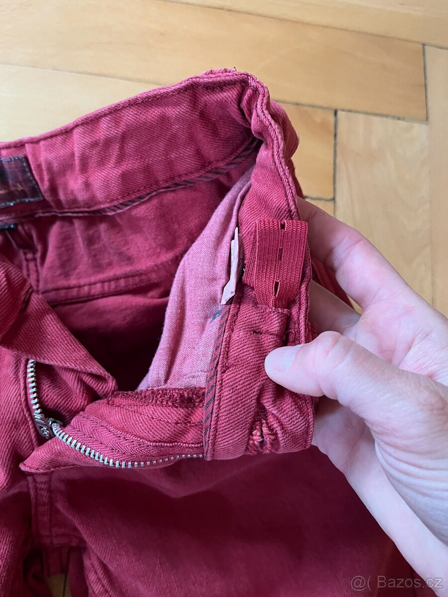 vínové džíny vel. 140 - 4