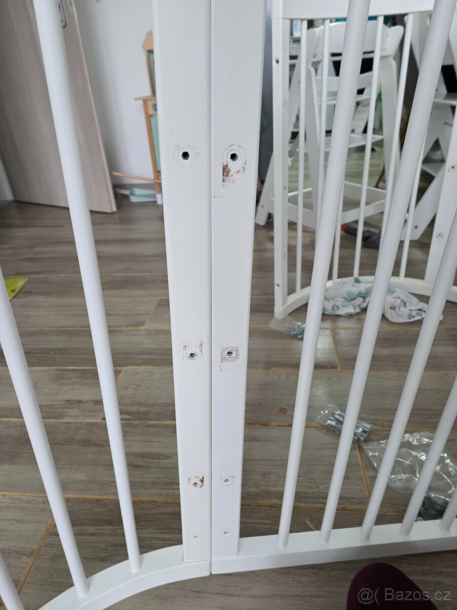 Rostoucí postýlka MIMIKO 9V1 PREMIUM + Mantinely - 4