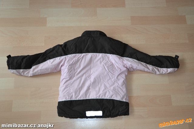 Dětská dívčí zimní bunda - růžovo/hnědá - 4
