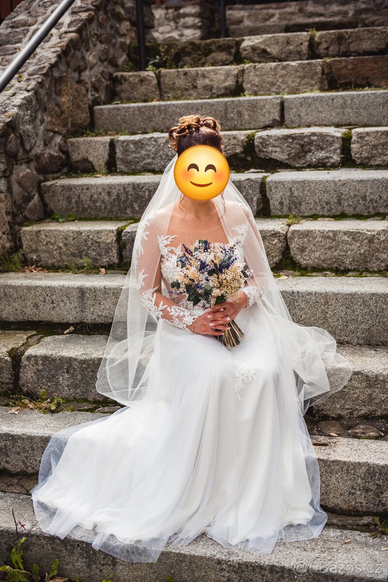 Svatební šaty - barva Ivory - 4