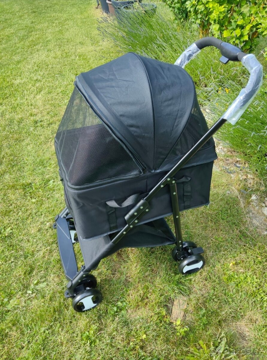 Kočárek 2v1 pro domácí mazlíčky - NOVÉ - 4