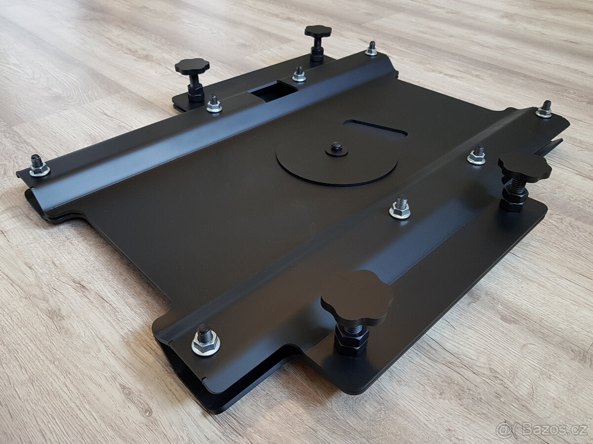 Otočná konzole pro dvousedák (dvousedadlo) VW T5 a T6 - 4