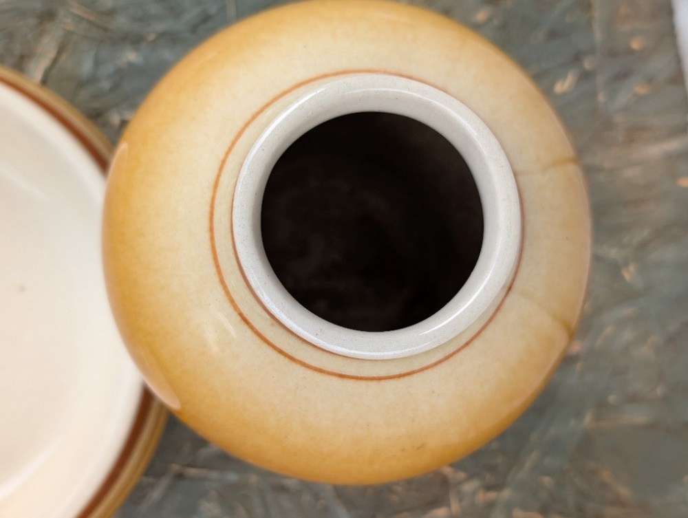 Retro váza a miska, zn. Ditmar Urbach. - 4