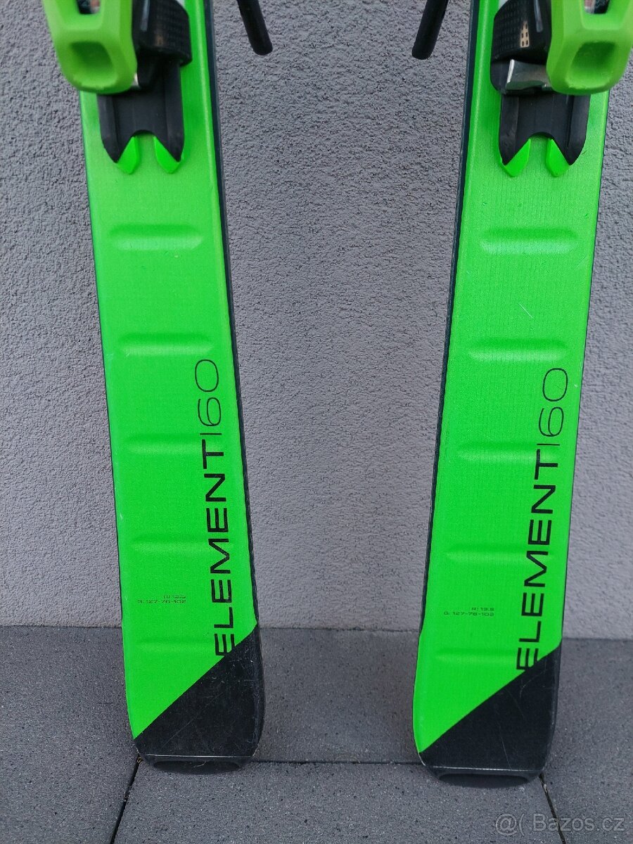 Pánské lyže ELAN ELEMENT, 160 cm + lyžáky NORDICA - 4
