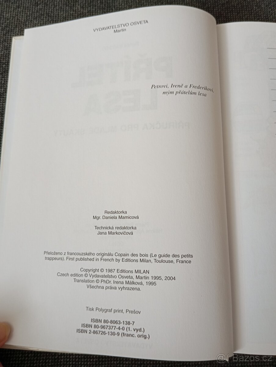 Kniha Přítel lesa - příručka pro mladé skauty - 4