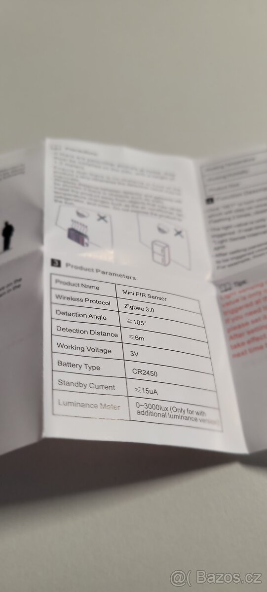 ZigBee 3.0 PIR detektor - 4