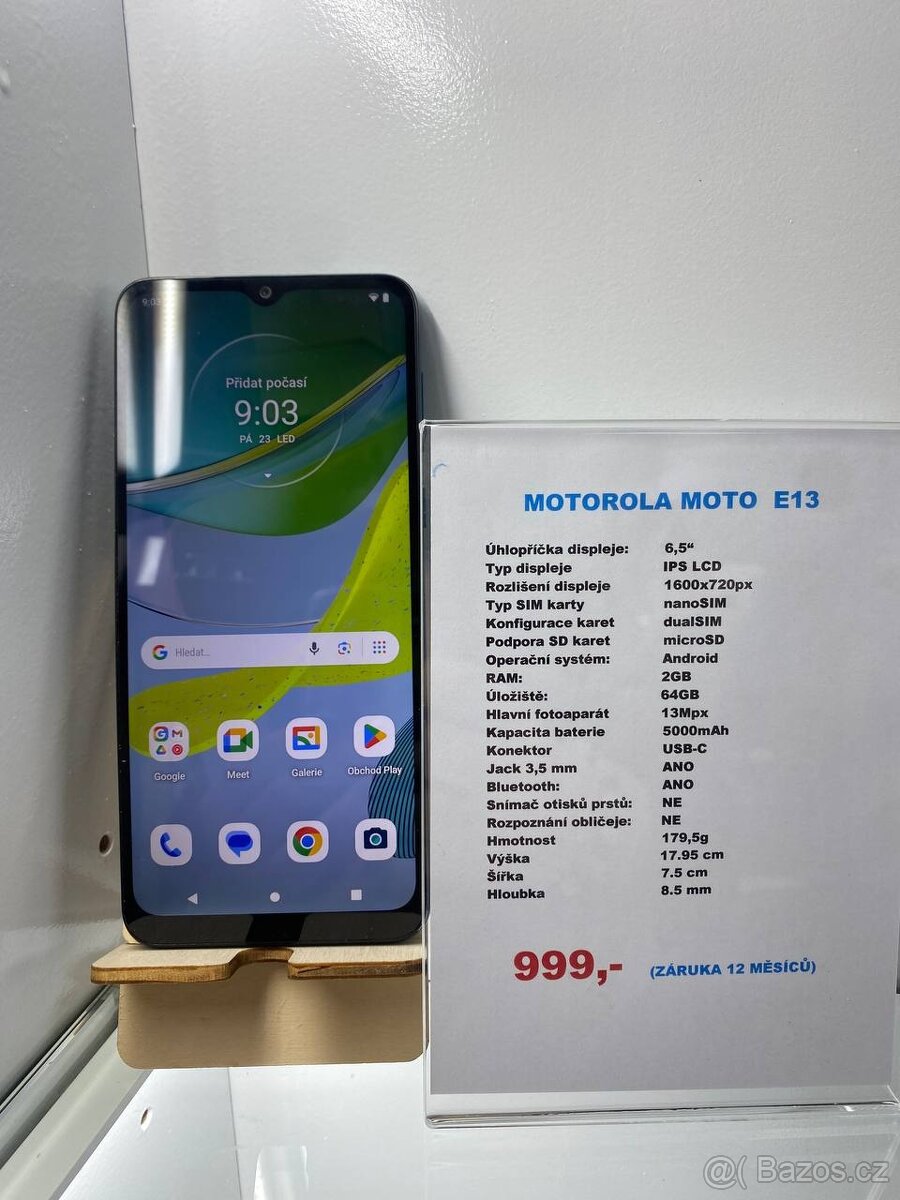MOTOROLA MOTO E13 - 4