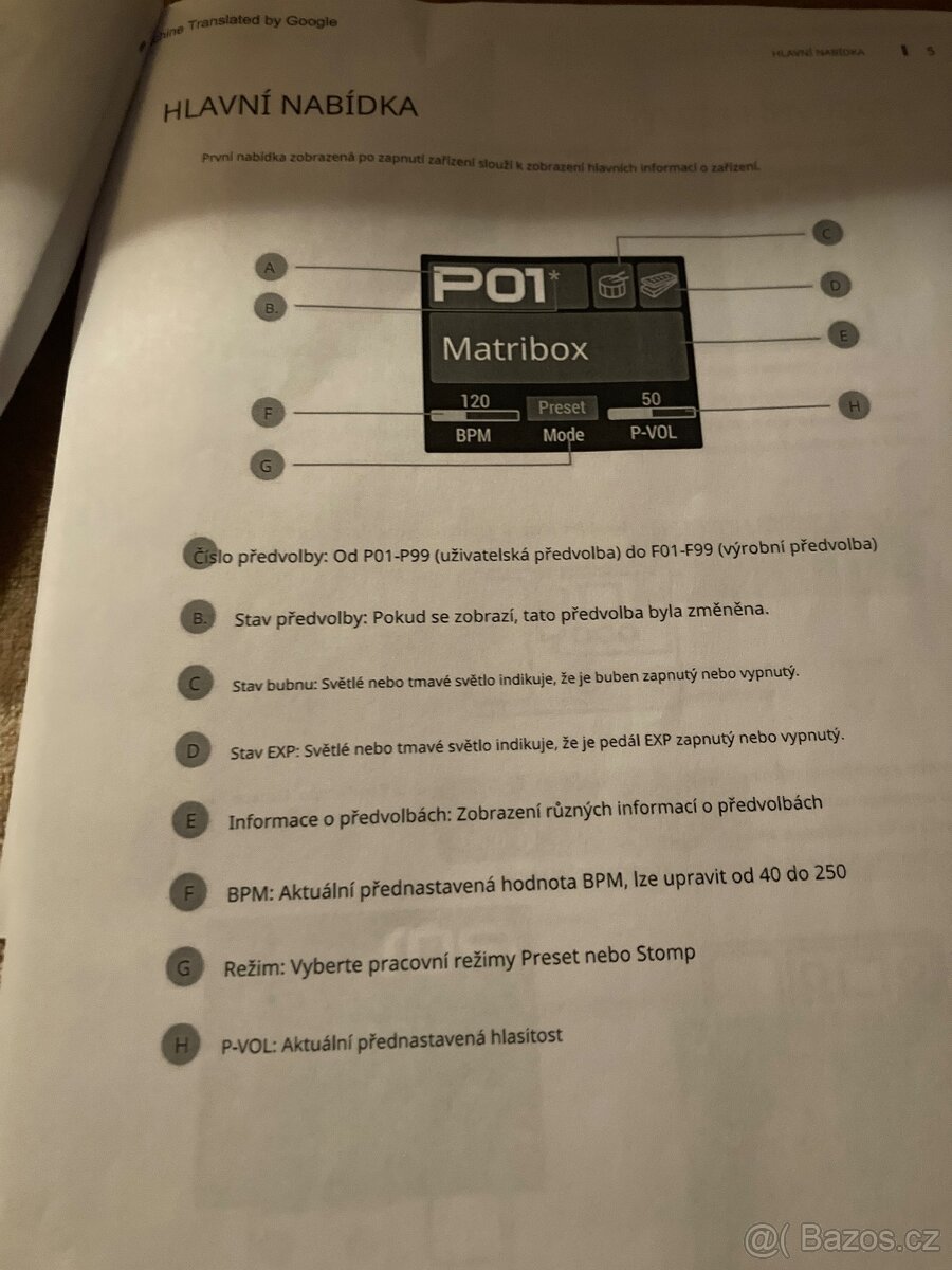 Nabízím Matribox multi-effects processor - 4
