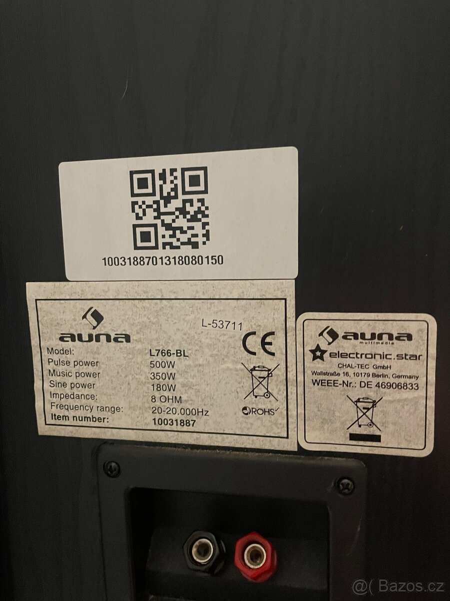 SONY multichannel receiver STR-K780 + repro AUNA - 4