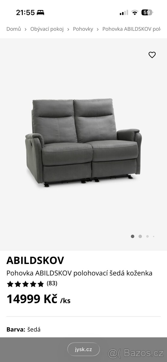 Polohovací křeslo pro 2 osoby - 4