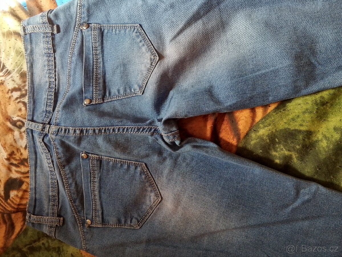 Riflové kalhoty. - 4