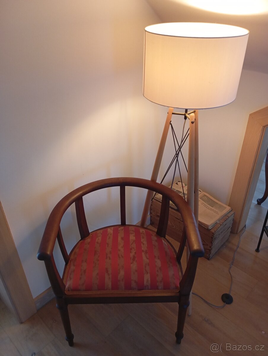 Starožitné křesla-masiv -Rarita - 4