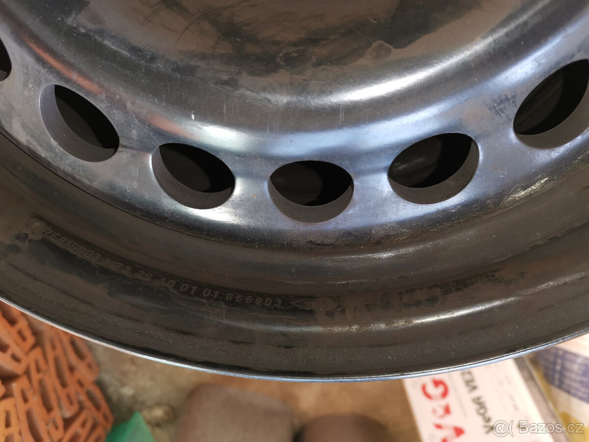 4x AL disk Renault, 6.5Jx15,rozteč 5×108 střed 60 - 4