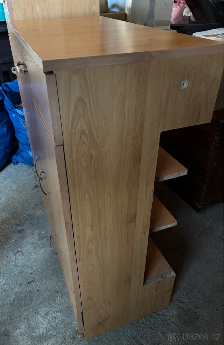 Komoda + šuplíková skříňka - 4