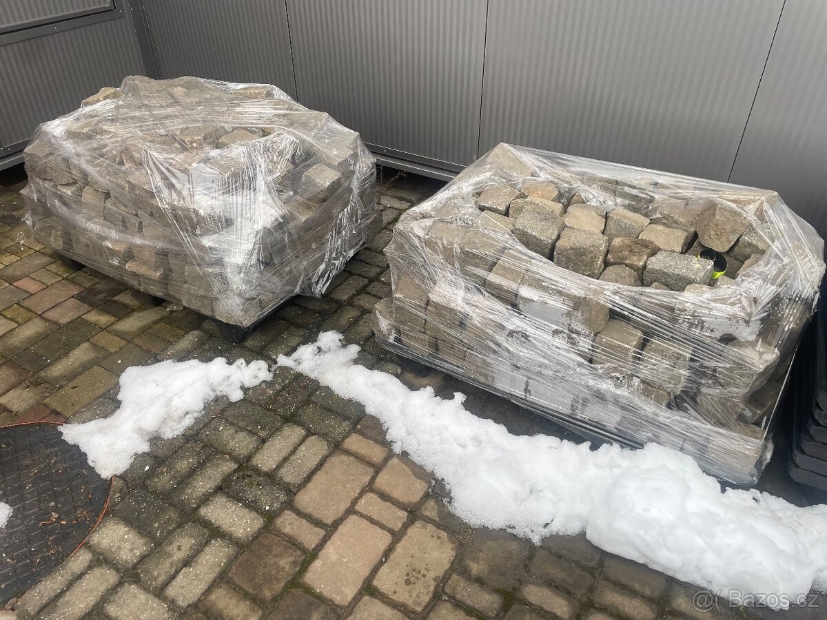 Žulové kostky 10x10 cm - 4