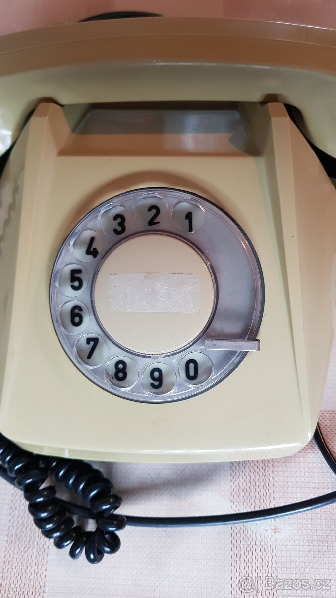 Retro telefon vytáčecí Tesla 1981 - 4