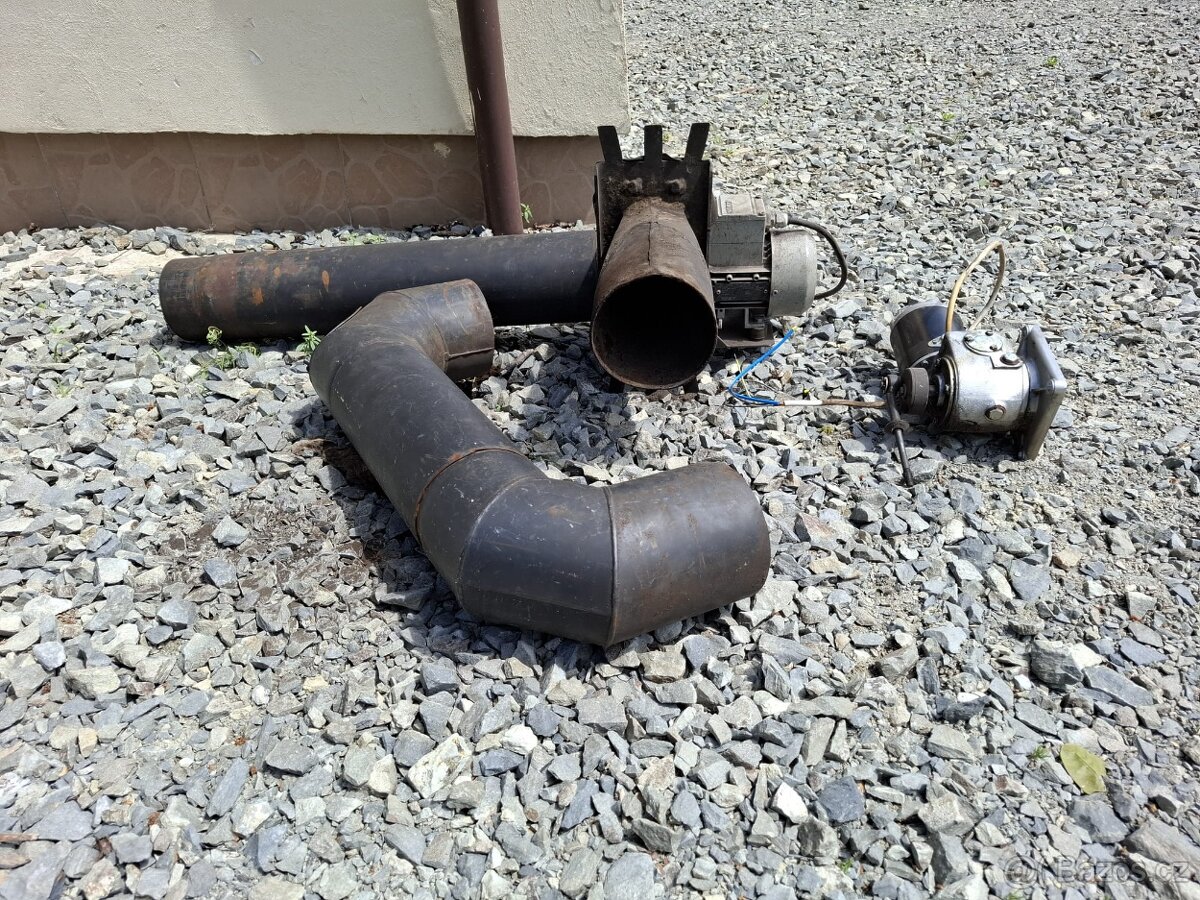 Krokovy motor,ventilator komínu - 4