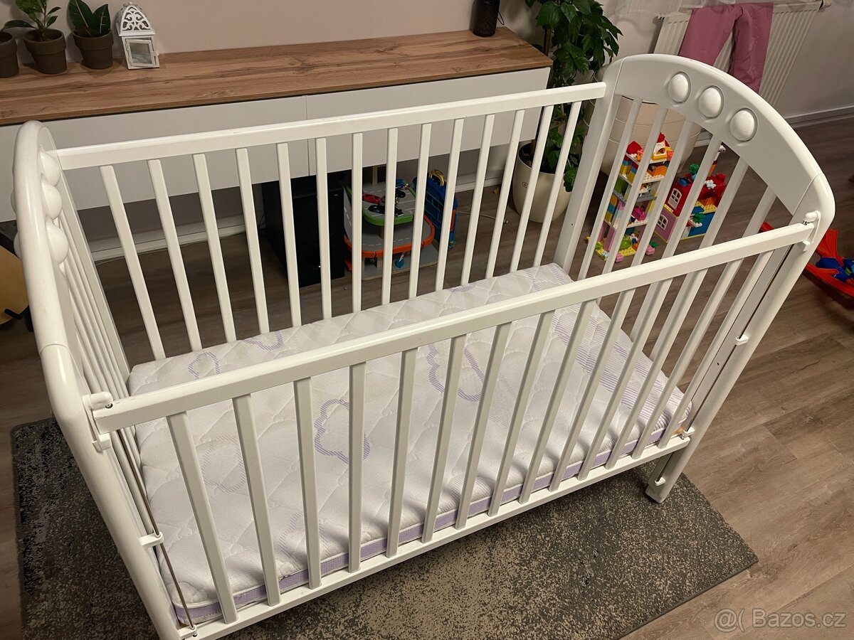 Dřevěná dětská postýlka Scarlett Atlanta - 4