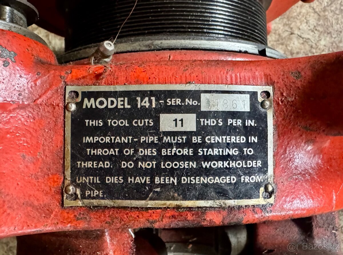 Závitořez RIDGID 141 - 4