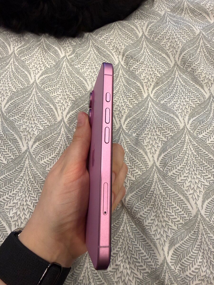 Prodám iPhone 16, růžový 256gb - 4