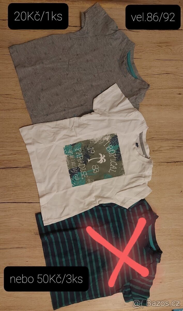 Tričko,tílko,rolák 74,80,86,92,98,104 - 4