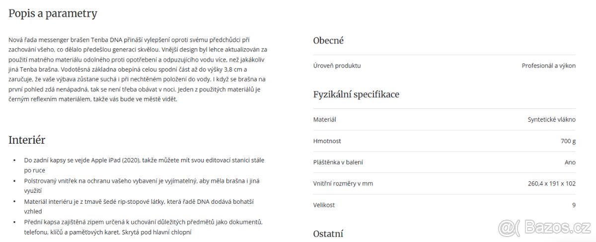 brašna TENBA nová - 4