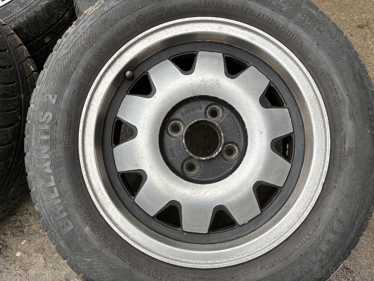 Alu kola, disky 4x100 golf mk1,mk2mk3 - 4