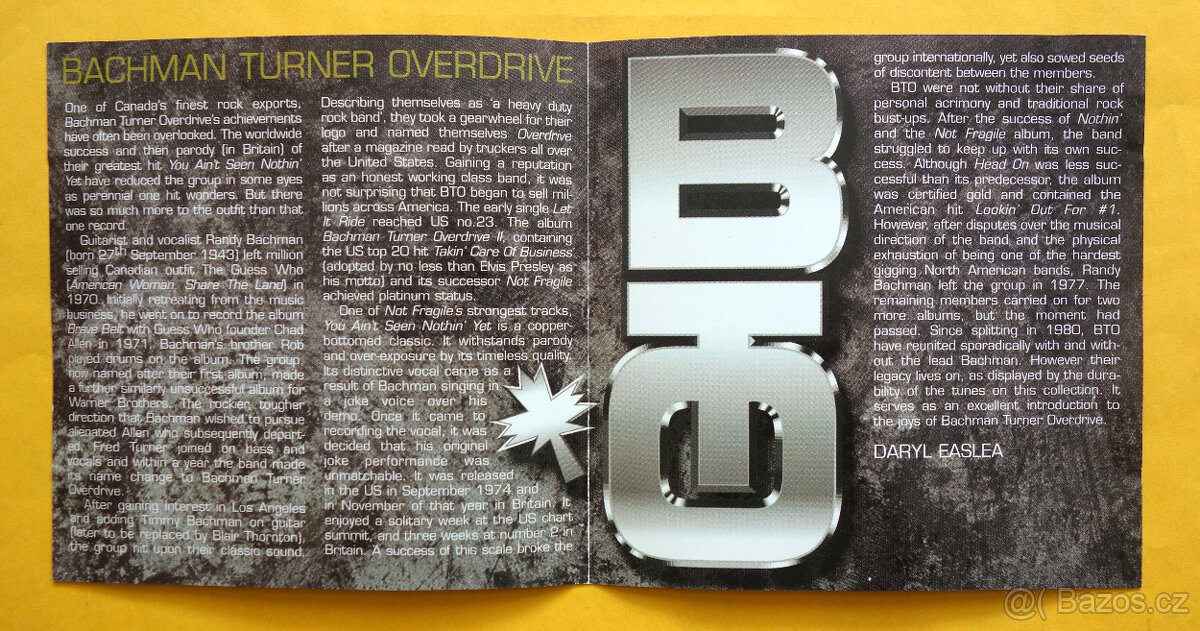 CD Bachman Turner Overdrive - The Collection - 4