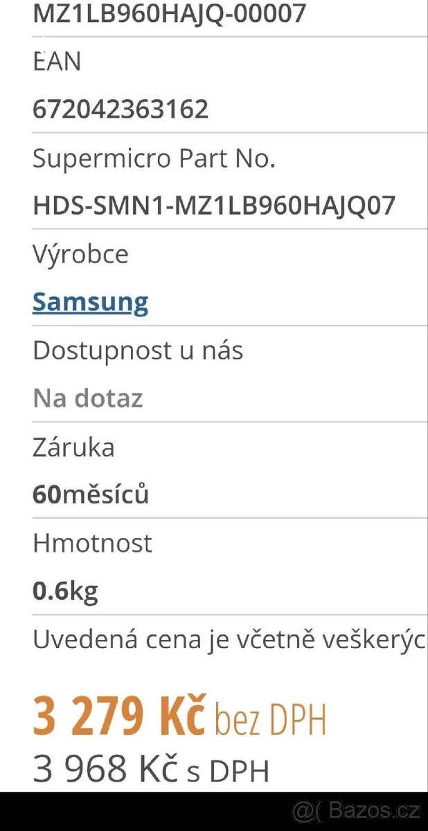 Prodám SSD 900GB - 4