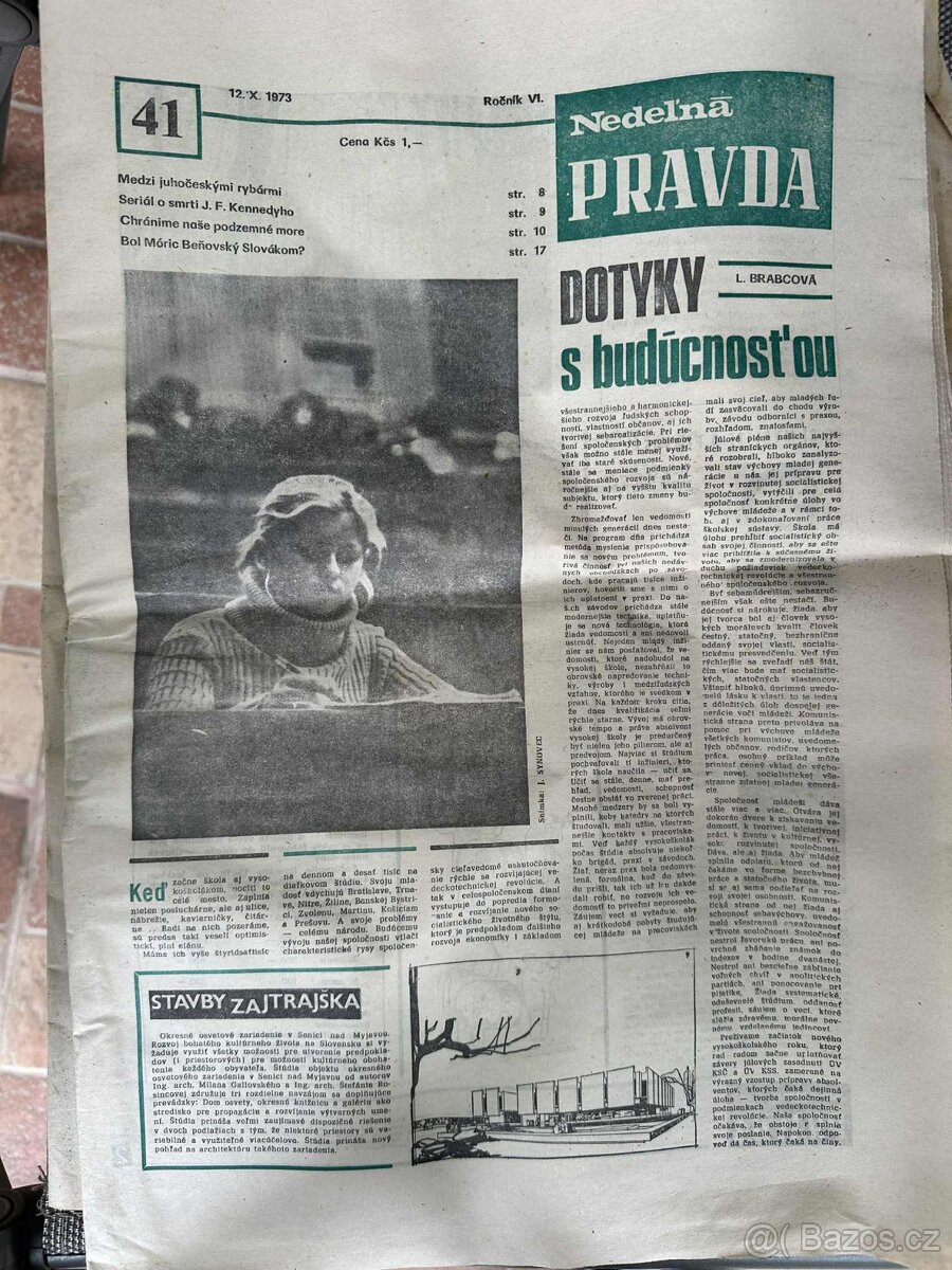 Staré noviny Pravda, rolnicke družstvo, nedelna pravda - 4