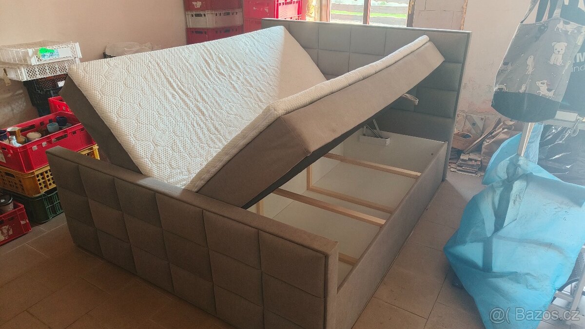 Luxusní manželská postel 180x200 - 4