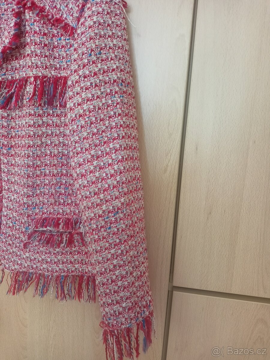 Dámské sako (kabátek) zn. Zara basic, vel. L - 4