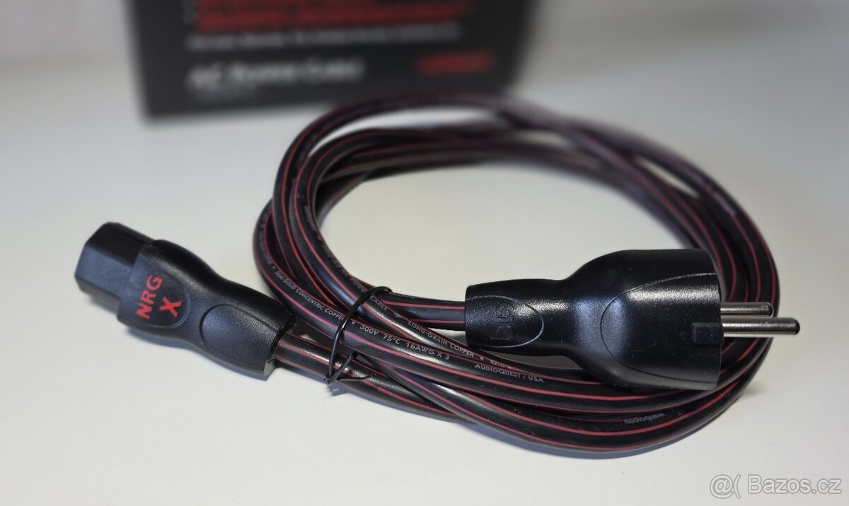 Audioquest NRG-X3 napajaci - power kabel, dlzka 2M - 4