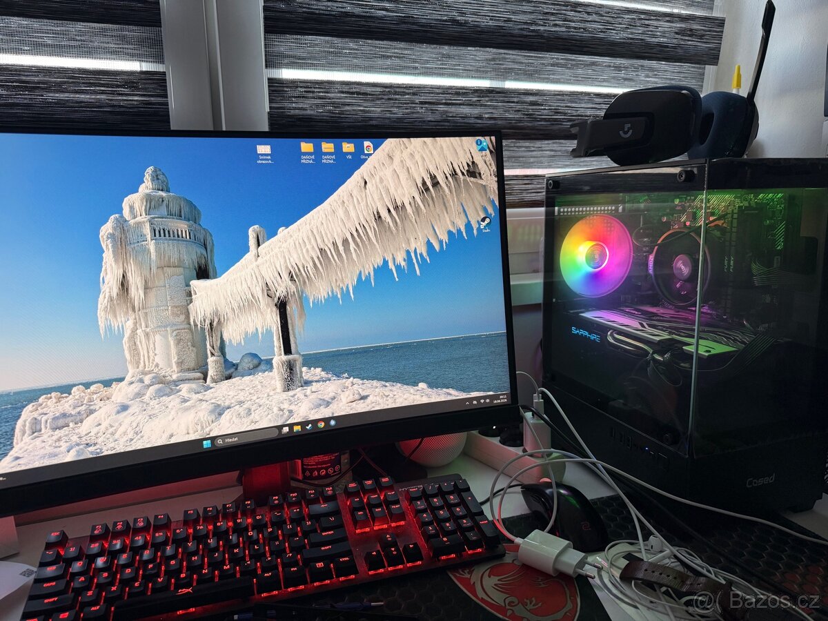 Herní PC Ryzen 5 5000, 16GB RAM, 8GB RX580 - 4