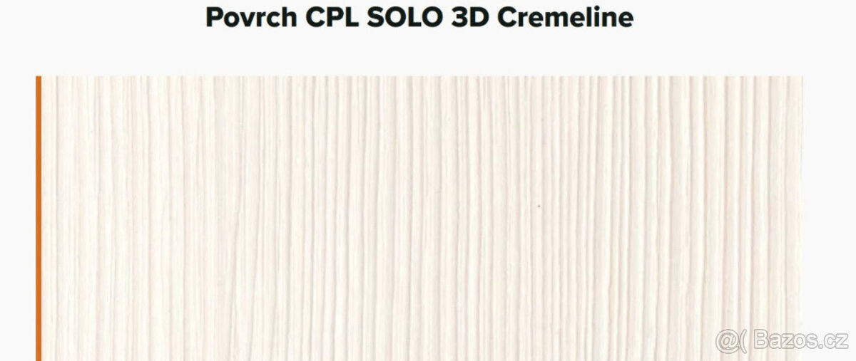 Obložková zárubeň SOLODOOR 3D cremeline – levá 80 - 4