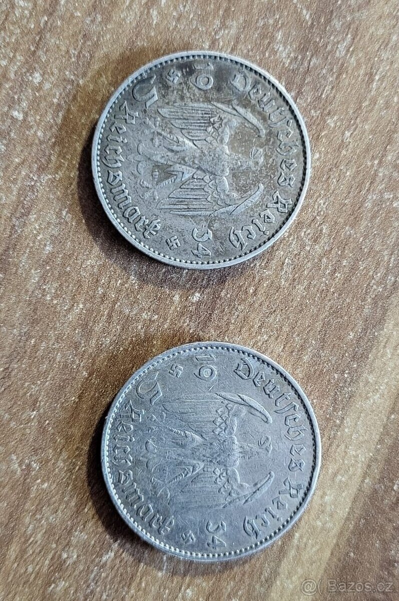 Stříbrné mince Německo - 4