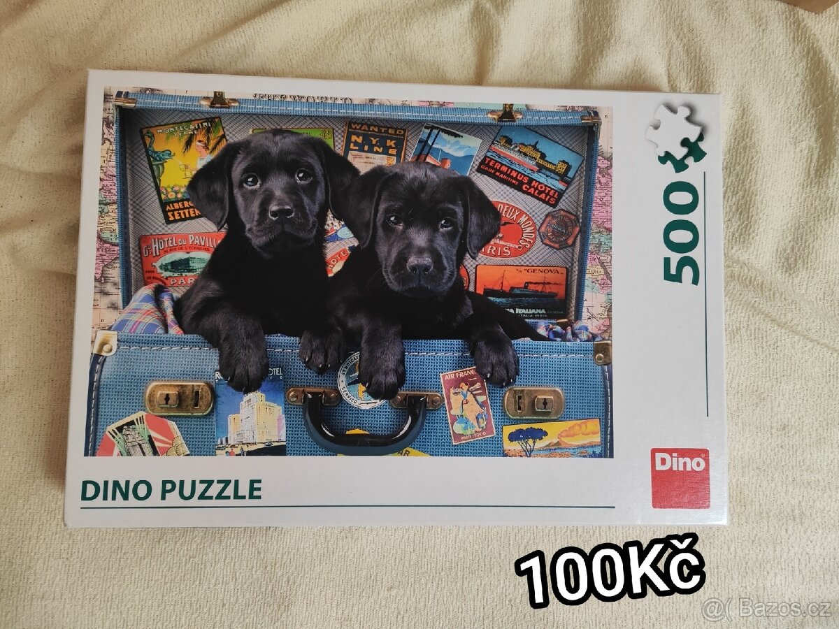 Různé puzzle 500, 1000 dílků - 4