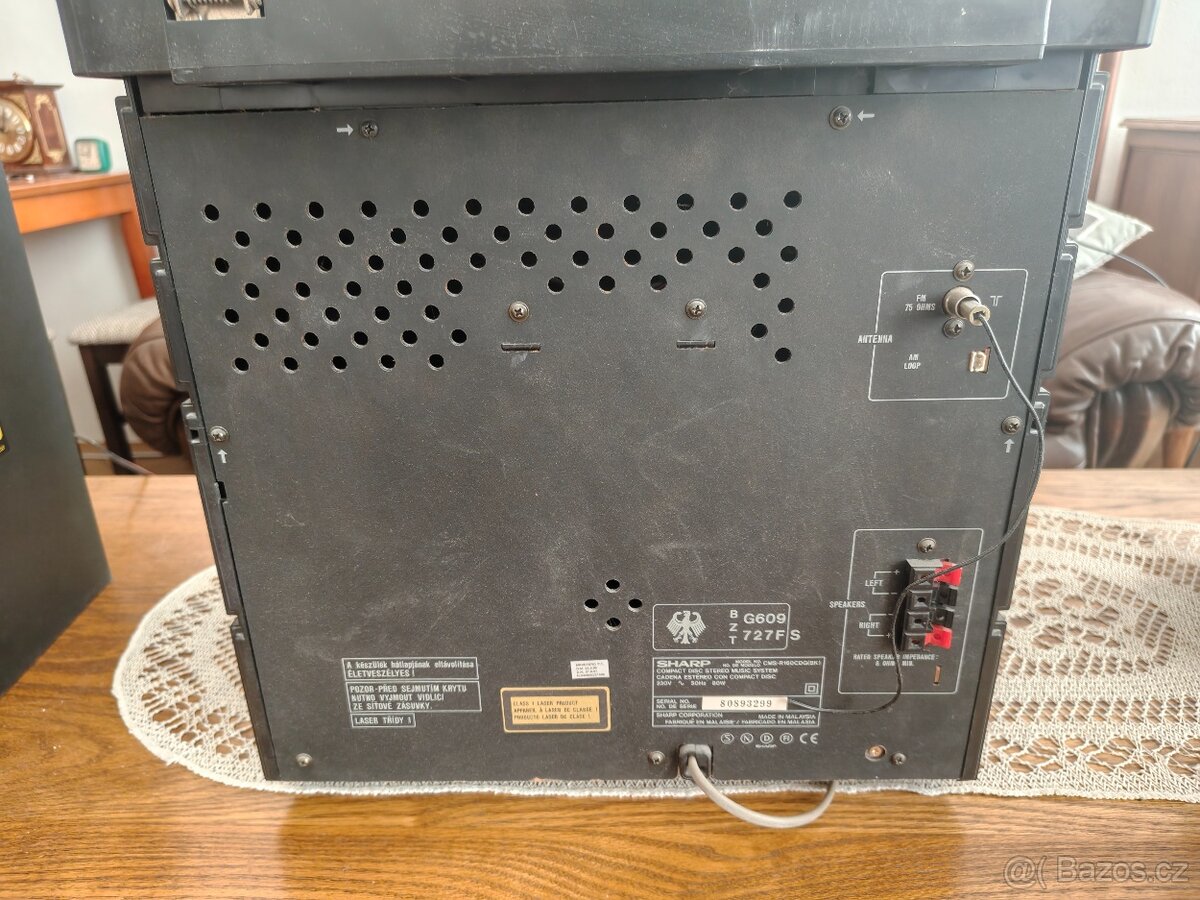 HiFi Věž SHARP CMS -160CD + repro SONY SS -H701 - 4